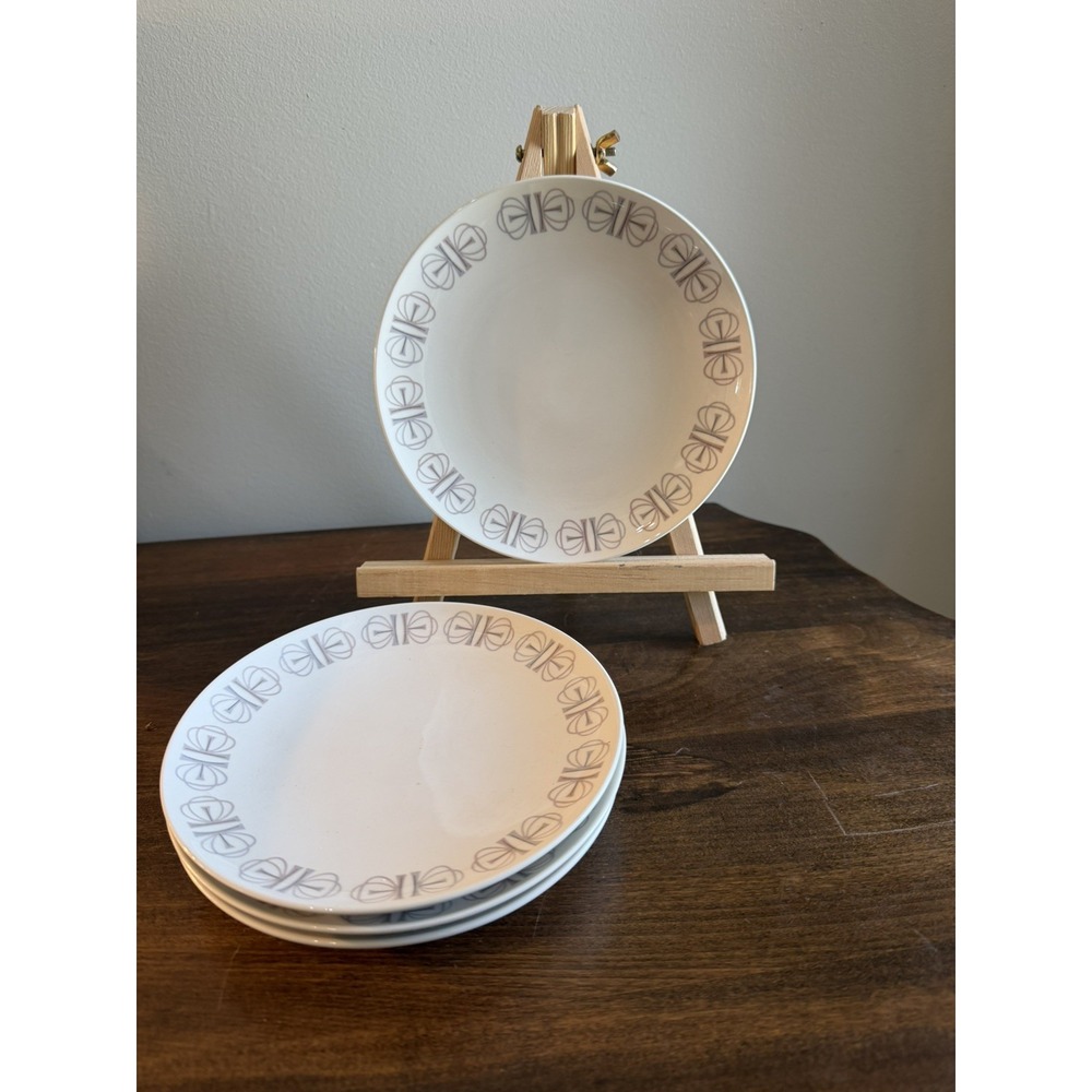 Set Of 4 FRANCISCAN MERRY GO ROUND 6" BREAD/DESSERT PLATES Vintage MCM